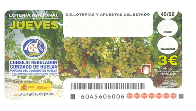 Décimo 20908 del sorteo 45-04/06/2026 Jueves