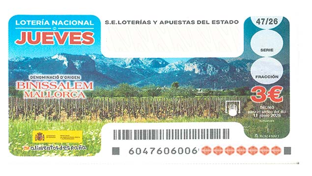 Décimo 79335 del sorteo 47-11/06/2026 Jueves