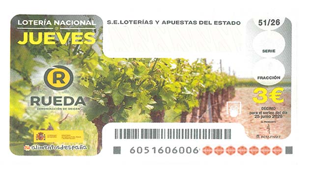 Décimo 39205 del sorteo 51-25/06/2026 Jueves