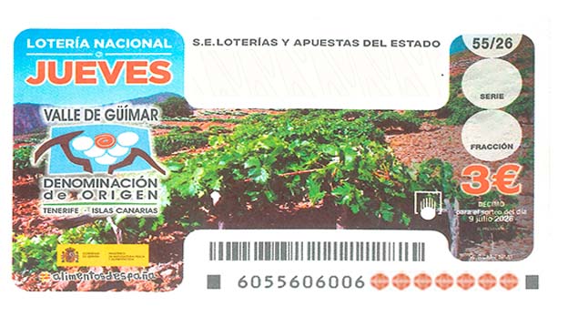 Décimo 80719 del sorteo 55-09/07/2026 Jueves